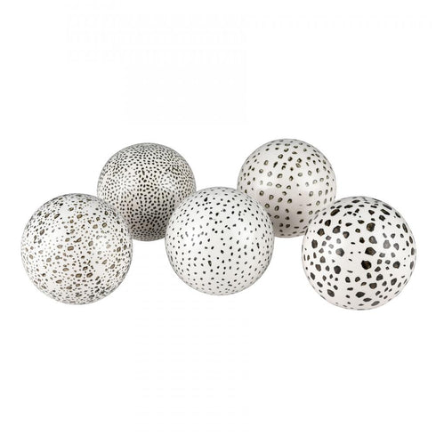 Elk Stassi Orbs Set of 5 in White Finish Model: S0017-8964/S5