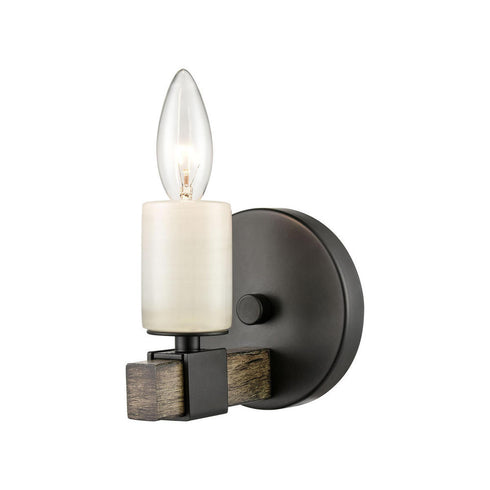 Elk Stone Manor VANITY LIGHT in Matte Black Finish Model: 15460/1
