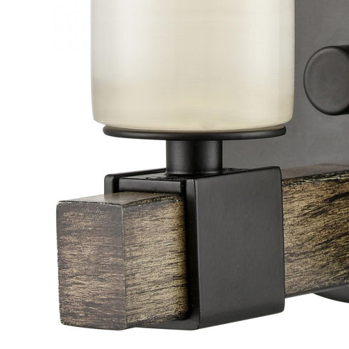 Elk Stone Manor VANITY LIGHT in Matte Black Finish Model: 15460/1