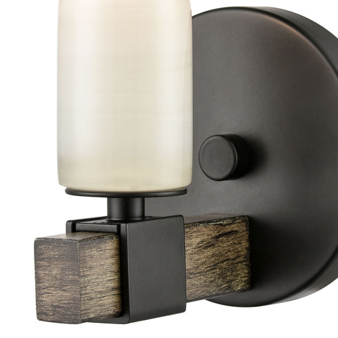 Elk Stone Manor VANITY LIGHT in Matte Black Finish Model: 15460/1
