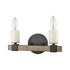 Elk Stone Manor VANITY LIGHT in Matte Black Finish Model: 15467/2