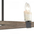 Elk StoneManor ISLAND LIGHT in Black Finish Model: 15463/8