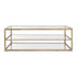 Elk Strie COFFEE TABLE in Gold Finish Model: H0115-7726