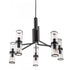 Elk Stripe 31.75 Inch Wide 10 Light Chandelier in Matte Black Model: 8150-MB-CL