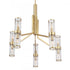 Elk Stripe 31.75 Inch Wide 10 Light Chandelier in Matte Black Model: 8150-MB-CL