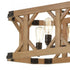 Elk Structure ISLAND LIGHT in Medium Oak Finish Model: 33324/8
