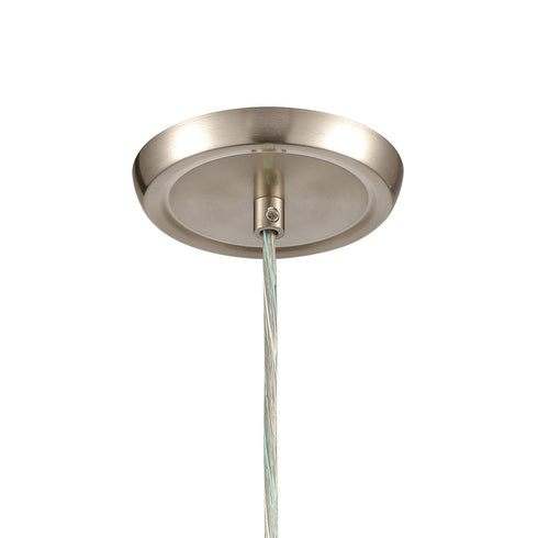 Elk Sugarcoat MINI PENDANT in Satin Nickel Finish Model: 85371/1