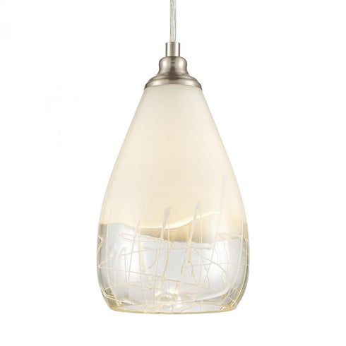 Elk Sugarcoat MINI PENDANT in Satin Nickel Finish Model: 85371/1
