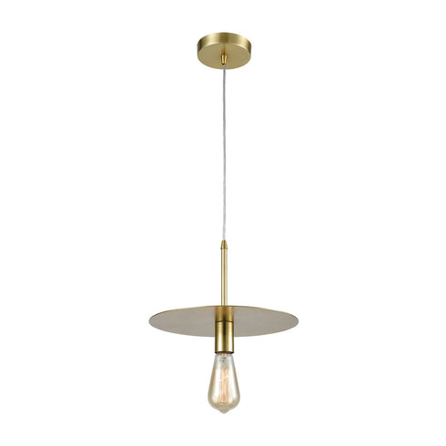Elk Sunscreen 1 Light MINI PENDANT in New Aged Brass Finish Model: D3963