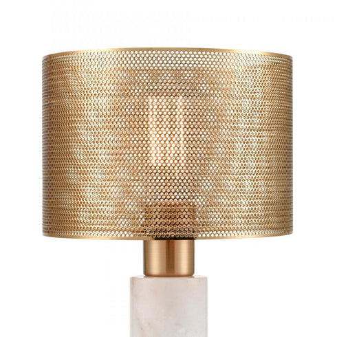 Elk Sureshot TABLE LAMP in Aged Brass Finish Model: D4677