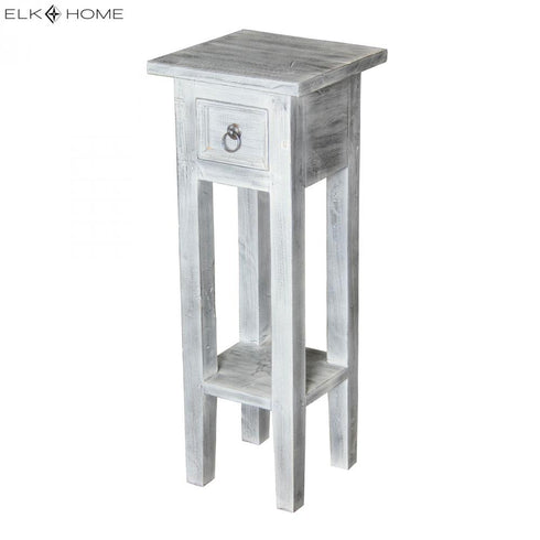Elk Sutter ACCENT TABLE in Whitewash Finish Model: 6500505