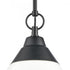 Elk Sven 12 Inch Wide 1 Light Pendant in Matte Black Model: 81435/1