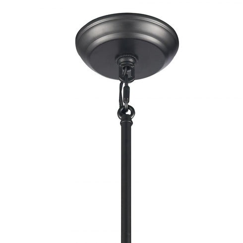 Elk Sven 12 Inch Wide 1 Light Pendant in Matte Black Model: 81435/1