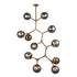 Elk Synapse 11 Light CHANDELIER in Aged Brass Finish Model: D3566