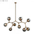 Elk Synapse ISLAND LIGHT in Aged Brass Finish Model: D3564