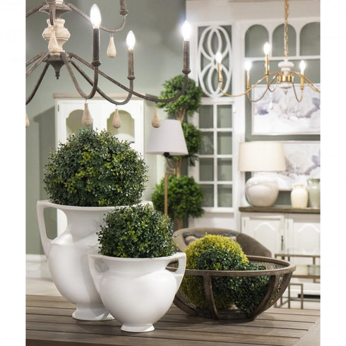 Elk Tellis Vase Large in White Finish Model: H0017-10044