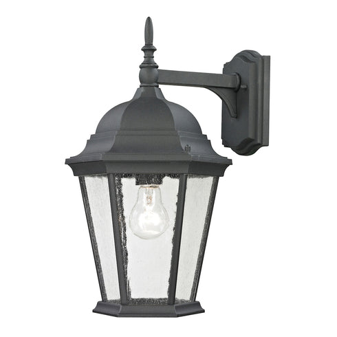 Elk Temple Hill SCONCE in Matte Textured Black Finish Model: 8101EW/65