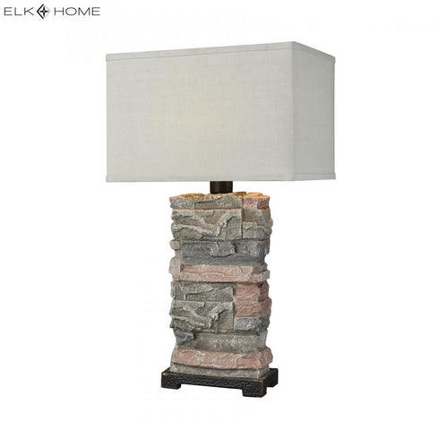 Elk Terra Firma TABLE LAMP in Stone Finish Model: D3975
