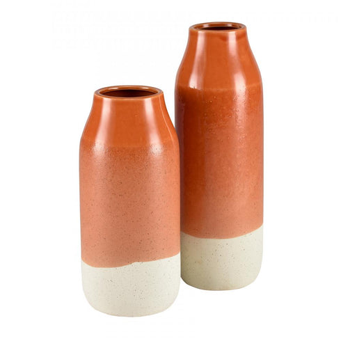 Elk Terra VASE JAR BOTTLE (3 pack) (3 pack) in Coral Finish Model: S0017-8975