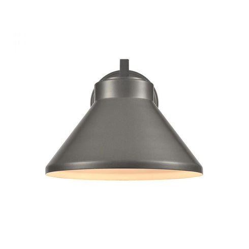 Elk Thane 8.25 Inch High 1 Light Outdoor Sconce in Hematite Model: 69690/1