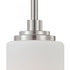 Elk Thomas Pittman 5 Inch Wide 1 Light Mini Pendant in Brushed Nickel Model: 190060217