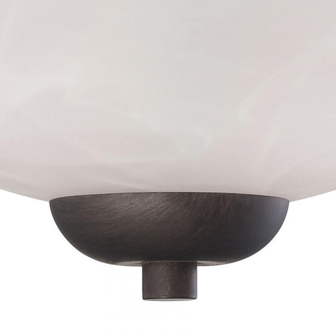 Elk Thomas Tia 11.75 Inch Wide 2 Light Semi Flush Mount in Painted Bronze Model: 190067763