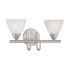 Elk Thomas Tia 15.75 Inch Wide 2 Light Vanity Light in Matte Nickel Model: 190016117