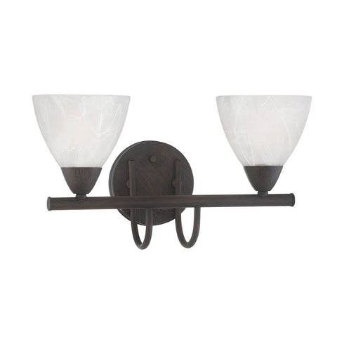 Elk Thomas Tia 15.75 Inch Wide 2 Light Vanity Light in Painted Bronze Model: 190016763