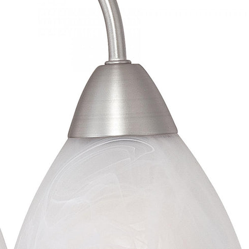 Elk Thomas Tia 17.75 Inch Wide 3 Light Chandelier in Matte Nickel Model: 190005117