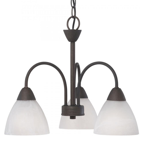 Elk Thomas Tia 17.75 Inch Wide 3 Light Chandelier in Painted Bronze Model: 190005763