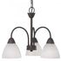 Elk Thomas Tia 17.75 Inch Wide 3 Light Chandelier in Painted Bronze Model: 190005763