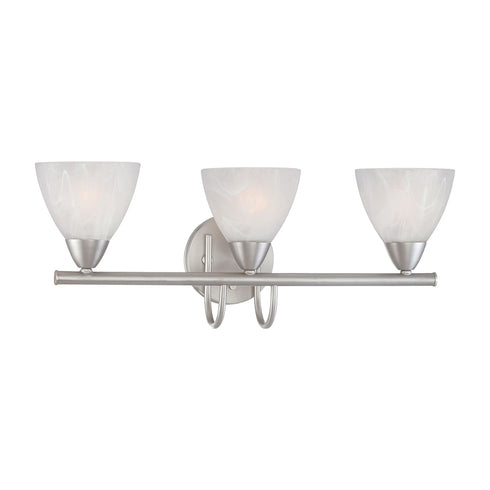 Elk Thomas Tia 22.5 Inch Wide 3 Light Vanity Light in Matte Nickel Model: 190017117