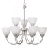 Elk Thomas Tia 25.98 Inch Wide 5 Light Chandelier in Matte Nickel Model: 190036117