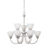 Elk Thomas Tia 25.98 Inch Wide 5 Light Chandelier in Matte Nickel Model: 190036117