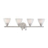 Elk Thomas Tia 30.75 Inch Wide 4 Light Vanity Light in Matte Nickel Model: 190018117