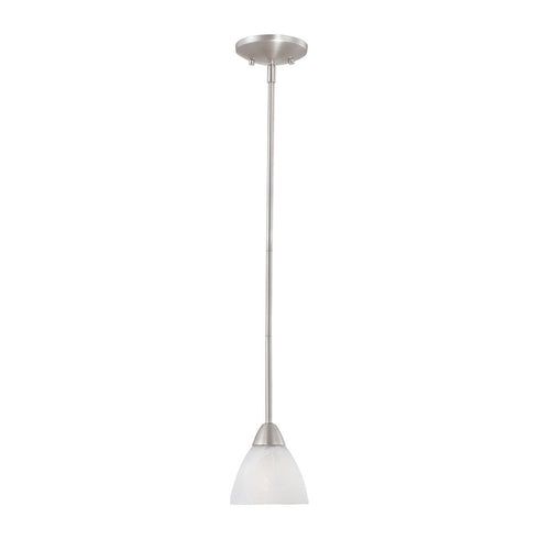 Elk Thomas Tia 5.24 Inch Wide 1 Light Mini Pendant in Matte Nickel Model: 190056117
