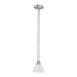 Elk Thomas Tia 5.24 Inch Wide 1 Light Mini Pendant in Matte Nickel Model: 190056117