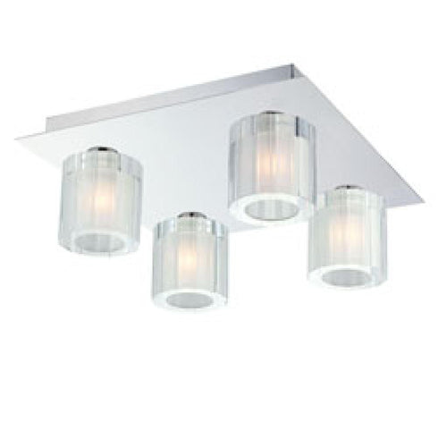 Elk Tiara 2 Light FLUSH MOUNT in Chrome Finish Model: FM3004-0-15