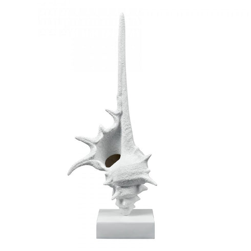 Elk Tigertail Shell in Textured White Model: S0037-11316