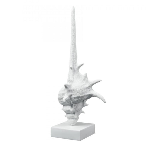 Elk Tigertail Shell in Textured White Model: S0037-11316