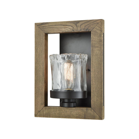 Elk Timberwood 1 Light SCONCE in Oil Rubbed Bronze Finish Model: 33070/1