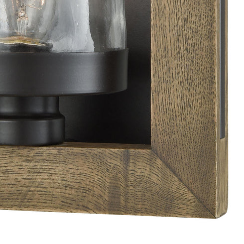 Elk Timberwood 1 Light SCONCE in Oil Rubbed Bronze Finish Model: 33070/1