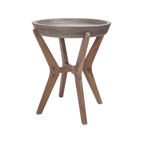 Elk Tonga ACCENT TABLE in Atlantic Brushed Finish Model: 157-034