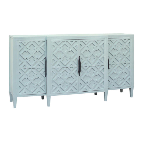 Elk Topher CABINET CREDENZA in Aqua Finish Model: 17545