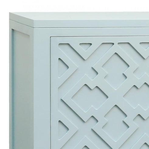 Elk Topher CABINET CREDENZA in Aqua Finish Model: 17547