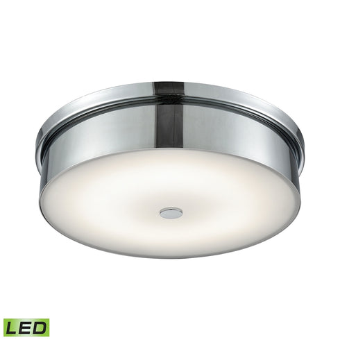 Elk Towne 1 Light FLUSH MOUNT in Chrome Finish Model: FML4950-10-15