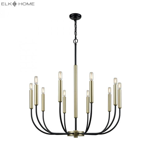 Elk Transatlantique CHANDELIER in Black Finish Model: D3545
