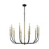Elk Transatlantique CHANDELIER in Black Finish Model: D3545