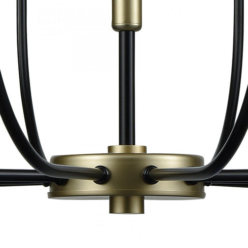 Elk Transatlantique CHANDELIER in Black Finish Model: D3545