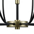 Elk Transatlantique CHANDELIER in Black Finish Model: D3545
